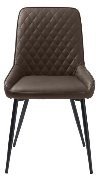 Ciemnobrązowe krzesło Milton – Unique Furniture