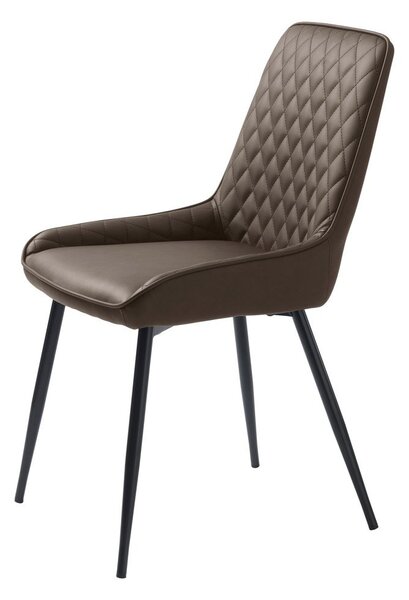 Ciemnobrązowe krzesło Milton – Unique Furniture