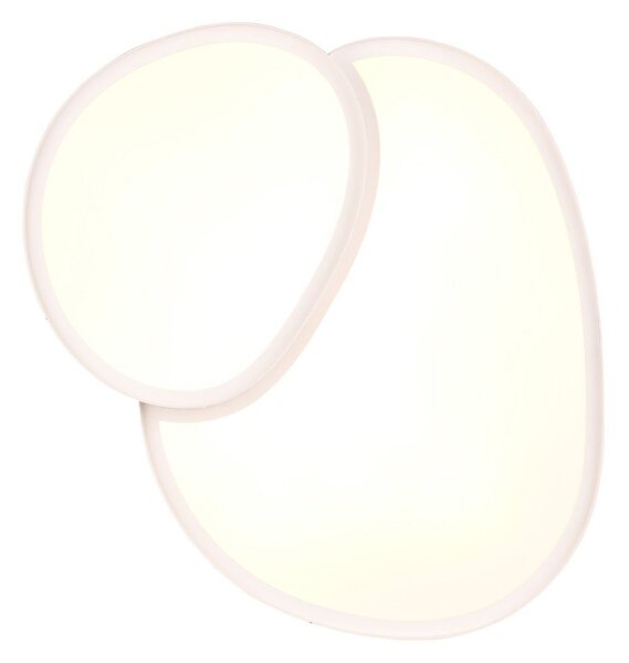 Biała lampa sufitowa LED 36x43.5 cm Rise – Trio