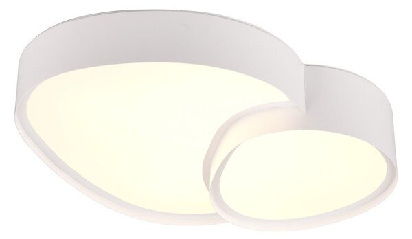 Biała lampa sufitowa LED 36x43.5 cm Rise – Trio