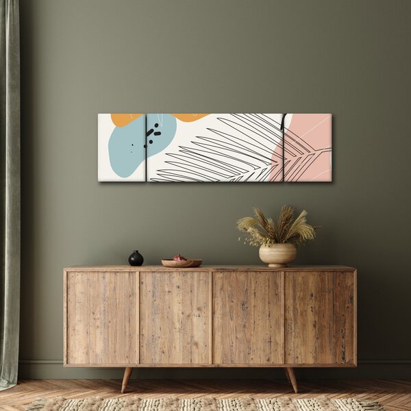Obraz - ilustracja liścia (170x50 cm)