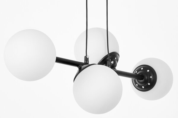 NOWOCZESNA LAMPA WISZĄCA CZARNA FINO W4