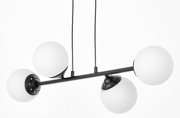 NOWOCZESNA LAMPA WISZĄCA CZARNA FINO W4
