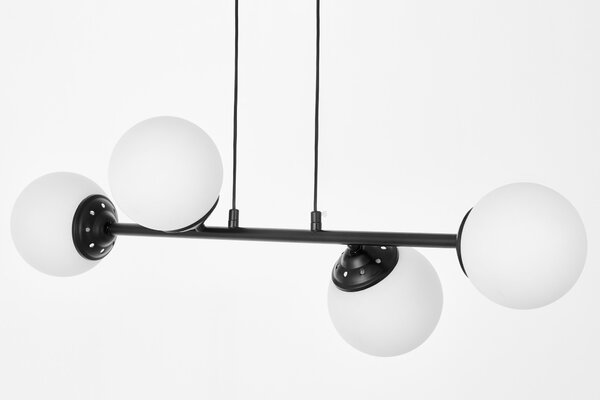 NOWOCZESNA LAMPA WISZĄCA CZARNA FINO W4