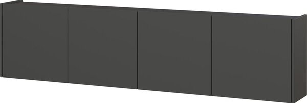 Antracytowa szafka pod TV 183x45 cm Piana – Germania