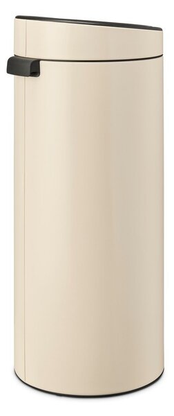Beżowy stalowy kosz na śmieci otwierany na dotyk 30 l Touch Bin – Brabantia