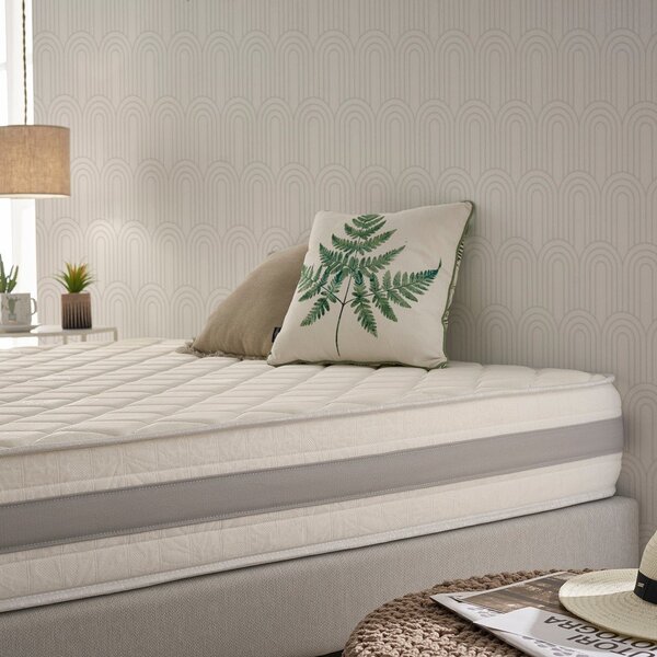 Twardy/średnio twardy piankowy materac dwustronny 180x200 cm Naturcare Aloe Vera – Moonia