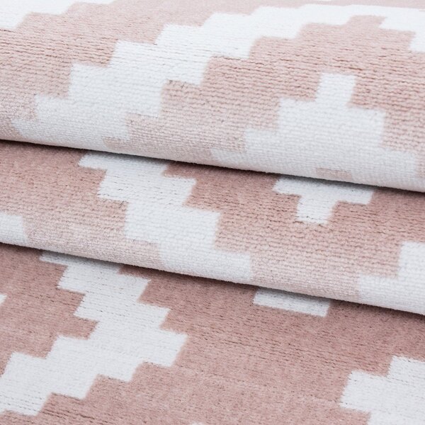 Jasnoróżowy chodnik 80x300 cm Plus – Ayyildiz Carpets