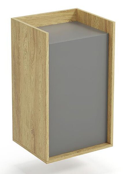 Szafka modułowa 83cm hikora + szary przykurzony - Horizonte 9X