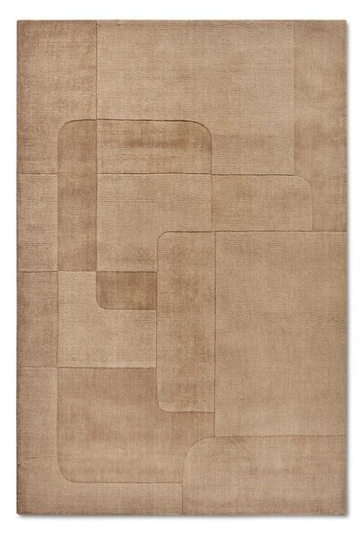 Beżowy wełniany dywan tkany ręcznie 80x150 cm Charlotte – Villeroy&Boch