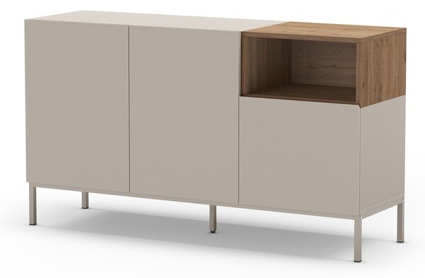 Kremowa komoda 140x80 cm Cailin – Marckeric