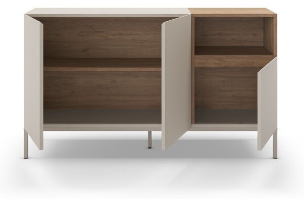 Kremowa komoda 140x80 cm Cailin – Marckeric