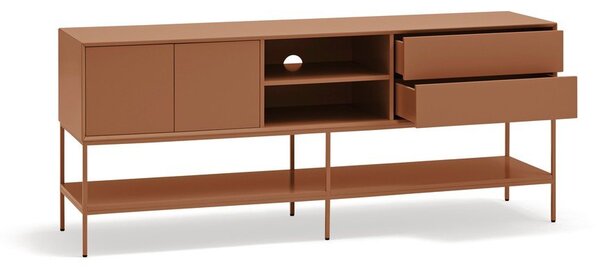 Ceglasta szafka pod TV 175x74x45 cm Platt – Teulat