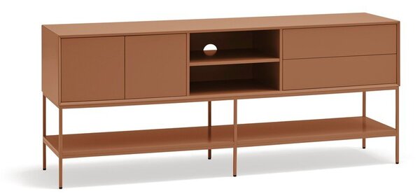 Ceglasta szafka pod TV 175x74x45 cm Platt – Teulat