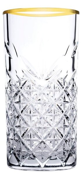 Zestaw szklanek PASABAHCE Timeless Gold 295 ml (4 sztuki)