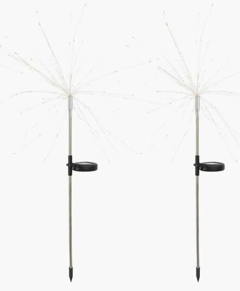 Komplet lamp solarnych LED Fireworks, 2 elem