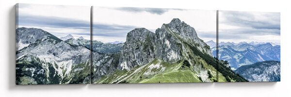 Obraz - Szczyty górskie (170x50 cm)