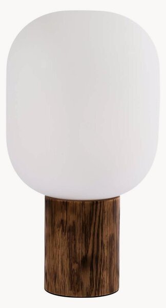 Lampa stołowa z drewna dębowego Skene