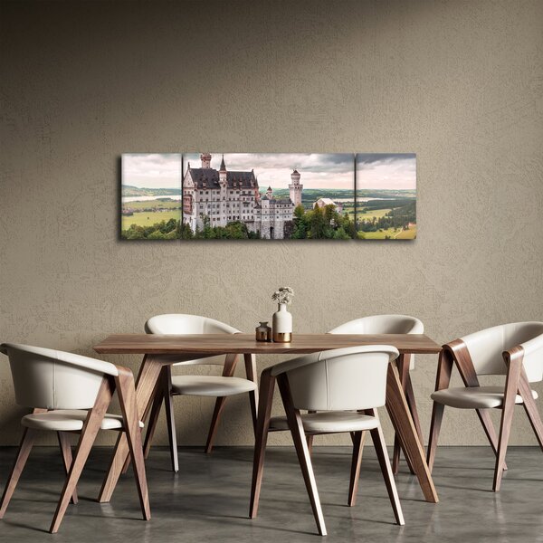 Obraz - Zamek na skałach (170x50 cm)