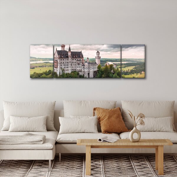 Obraz - Zamek na skałach (170x50 cm)