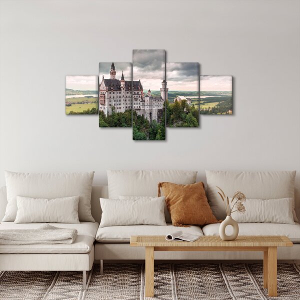 Obraz - Zamek na skałach (125x70 cm)