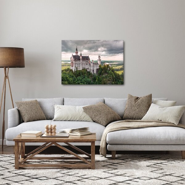 Obraz - Zamek na skałach (70x50 cm)