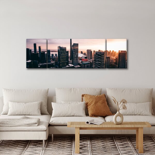 Obraz - Widok na centrum miasta (170x50 cm)