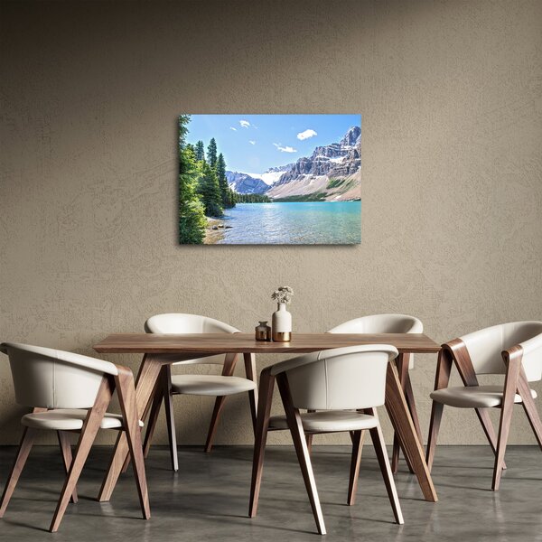 Obraz alpejskiego jeziora (70x50 cm)