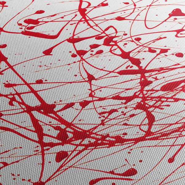 Obraz przy użyciu techniki drippingu (125x70 cm)