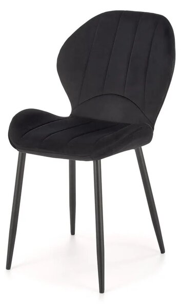 Krzeso tapicerowane K538 VELVET czarne