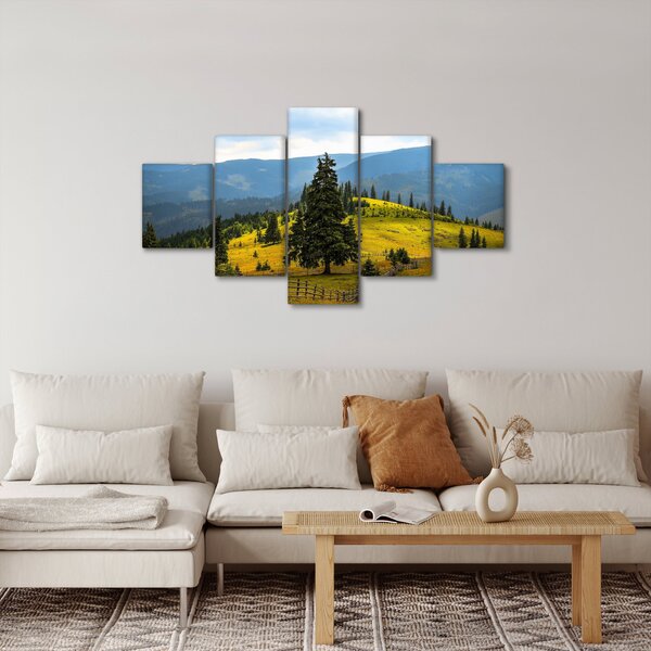Obraz - Górska łąka (125x70 cm)
