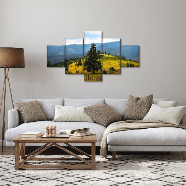 Obraz - Górska łąka (125x70 cm)