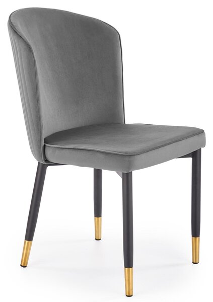 Krzesło glamour z tkaniny velvet K446