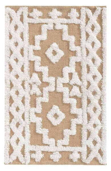 Beżowy dywan z mieszanki juty 60x90 cm Medine – douceur d'intérieur