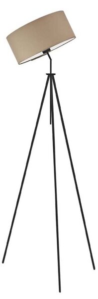 Lampa stojąca podłogowa przegubowa regulowana trójnóg z abażurem walec DECO