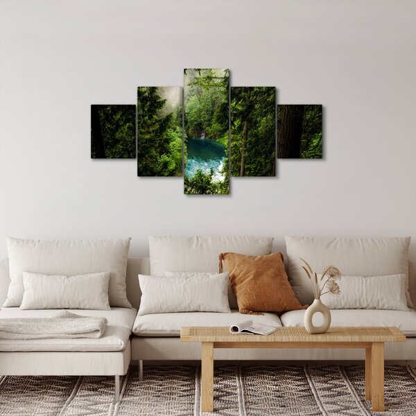 Obraz - Przestrzeń między drzewami (125x70 cm)