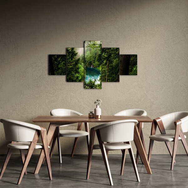 Obraz - Przestrzeń między drzewami (125x70 cm)
