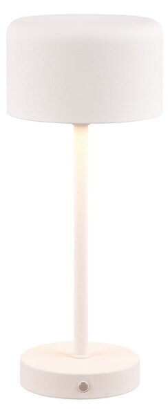 Biała lampa stołowa LED ze ściemniaczem (wys. 30 cm) Jeff – Reality