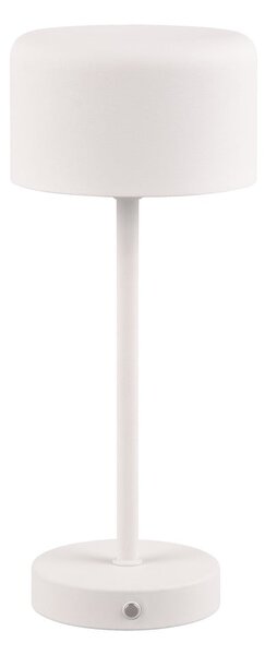 Biała lampa stołowa LED ze ściemniaczem (wys. 30 cm) Jeff – Reality