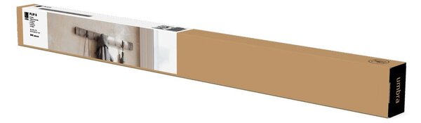 Szary wieszak ścienny z drewna topolowego Flip – Umbra