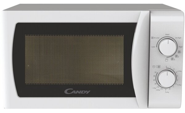 Kuchenka mikrofalowa CANDY CMG20SMW 700W średnica 25.5 cm pojemność 20L Weight Defrost Biały