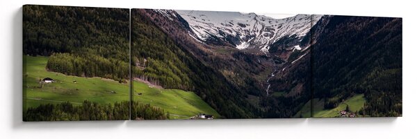 Obraz - Dolina pod górami (170x50 cm)