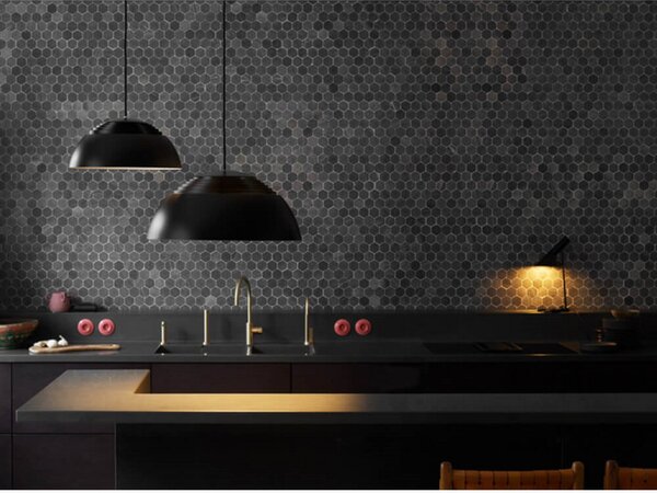 Lampa Wisząca Louis Poulsen, czarny, jadalnia, aluminium
