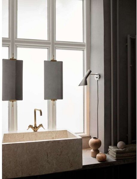 Lampa Ścienna Louis Poulsen, AJ, niebieski, salon, metal, design
