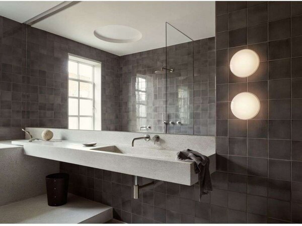 Lampa Sufitowa Louis Poulsen, biały, salon, szkło