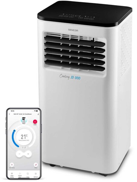 Klimatyzator SENCOR SAC MT1048C Sterowanie smartfonem Tryb Nocny Wentylacja Wi-Fi