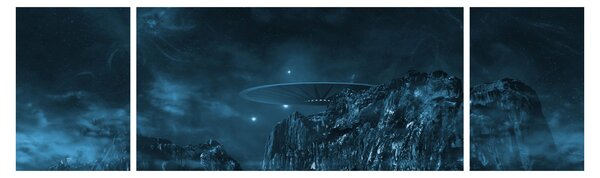 Obraz - Misja obcych (170x50 cm)