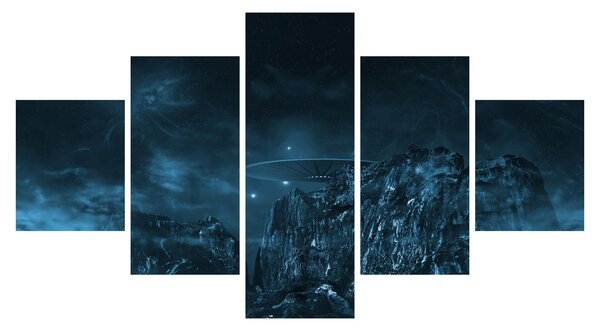 Obraz - Misja obcych (125x70 cm)