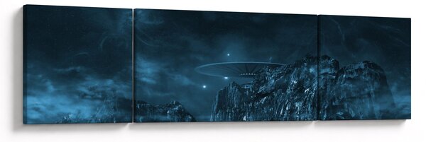 Obraz - Misja obcych (170x50 cm)