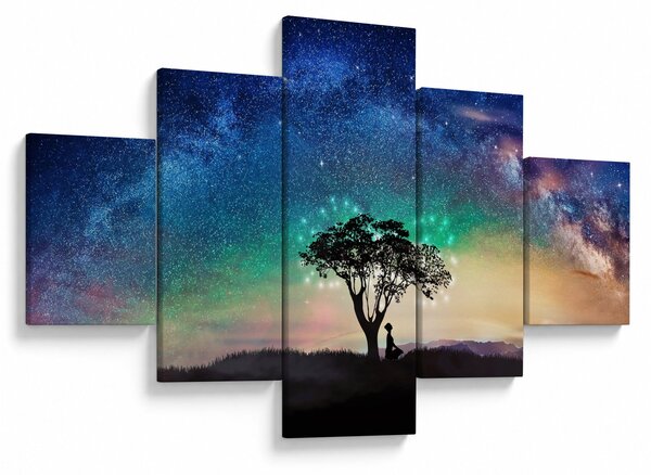 Obraz - Odpoczynek pod gwiazdami (125x70 cm)